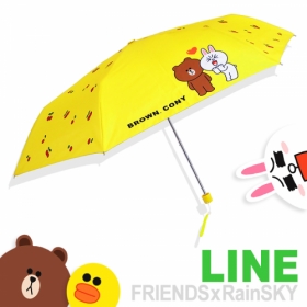 【LINE好友】超輕蛋捲式-折疊傘